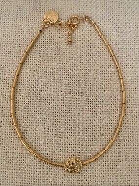 5 Octobre Artus Bracelet Pave diamonds 24k gold vermeil on sterling silver NEW